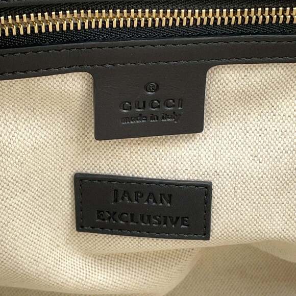 GUCCI Authentic Black Canvas Tote Bag - Picture 16 of 16